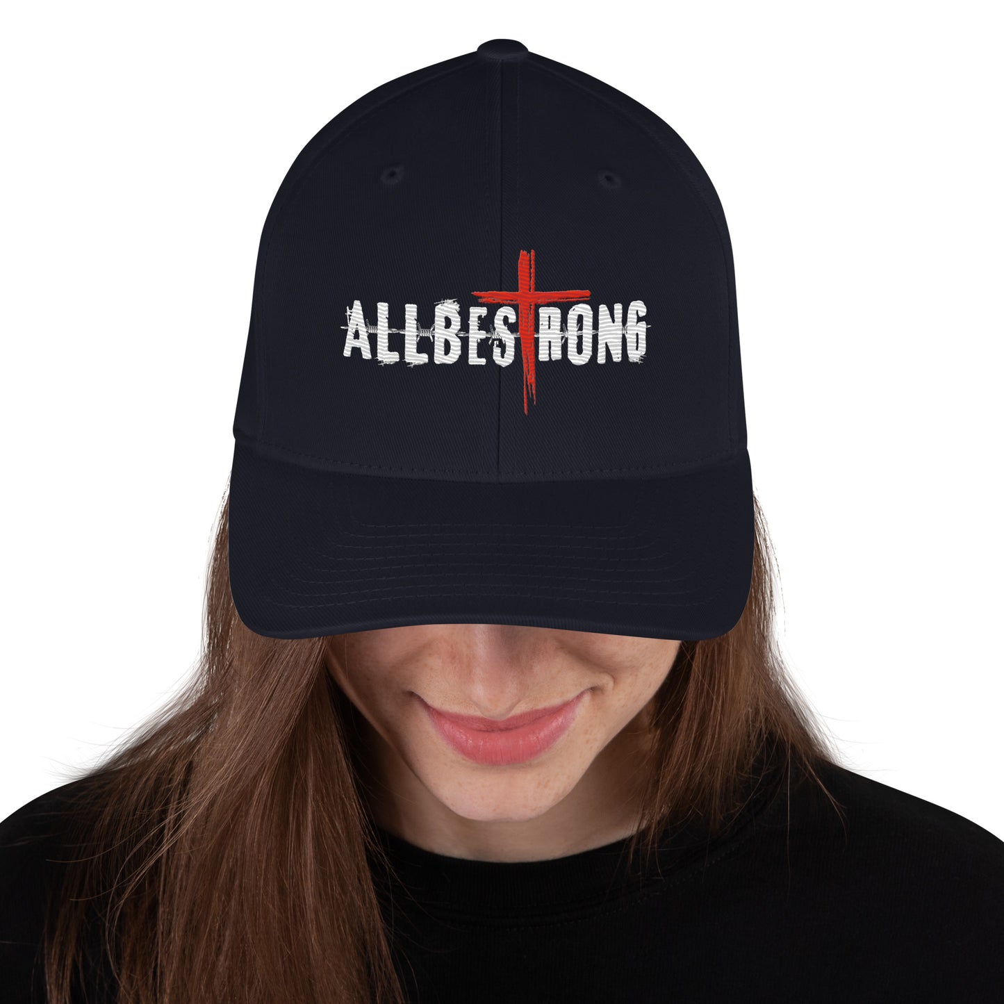 All Be Strong Cross Flexfit Hat